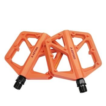 AEYINO Ultralight Wide Flat Bicycle Pedals Anti-Slip Platform with DU Bearings