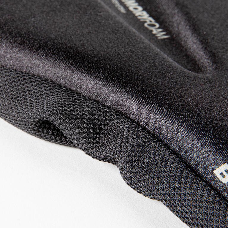 Memory Foam Bicycle Saddle Cover Size L – Black