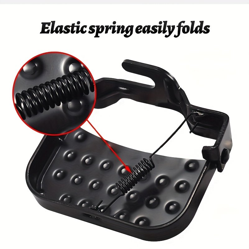 Bicycle Rear Seat Foot Pegs Pedals Pair for Passenger Riding