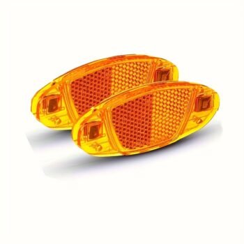 Set of 2 Bright Cat Eye Reflectors for Bicycle Spokes