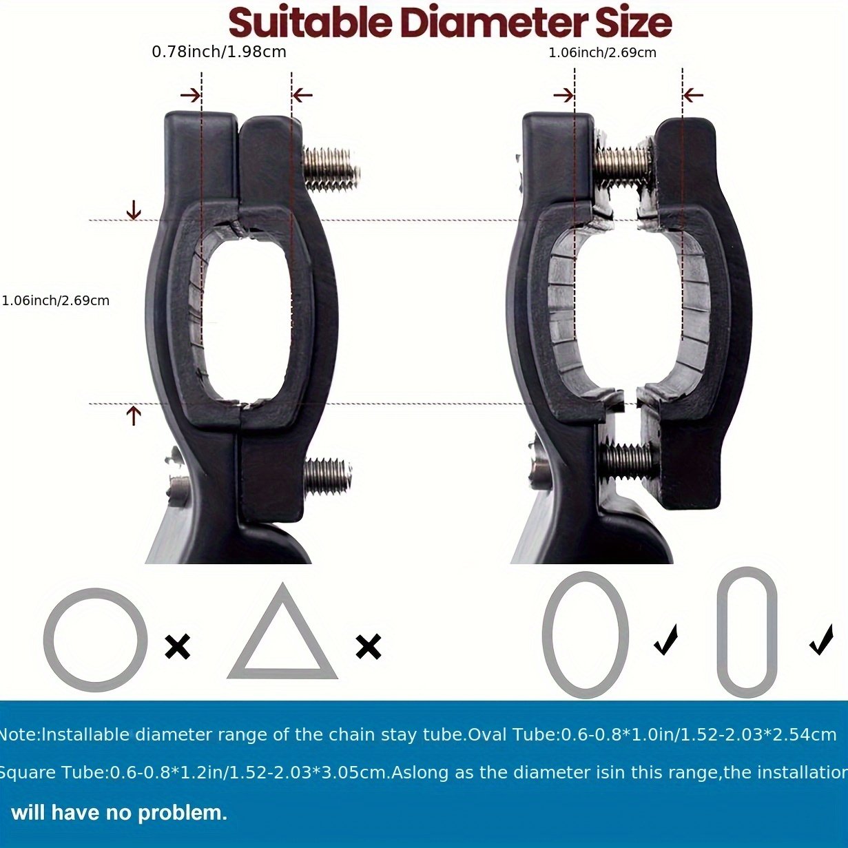 Adjustable Aluminum Alloy Bicycle Kickstand for Mountain & Road Bikes