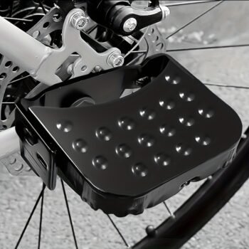 Bicycle Rear Seat Foot Pegs Pedals Pair for Passenger Riding