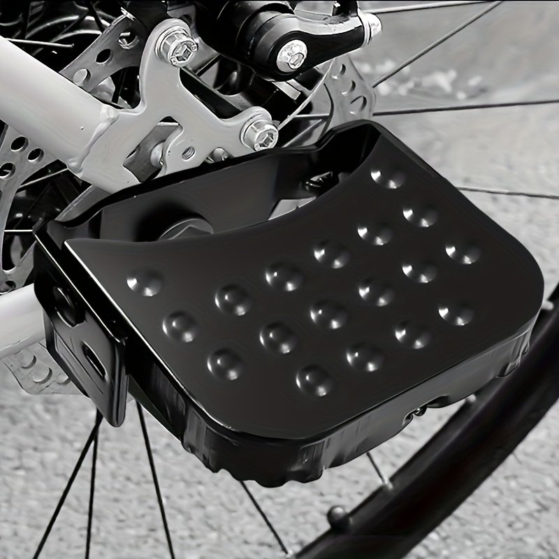 Bicycle Rear Seat Foot Pegs Pedals Pair for Passenger Riding