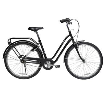 City Bike Elops 100 Low Frame 26" Single Speed - Black
