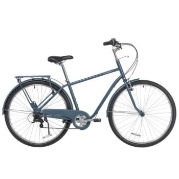 Elops 120 High Frame 6-Speed City Bike – Blue