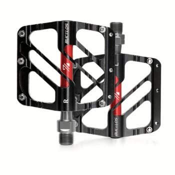 Aluminum Alloy Flat Bike Pedals with 3 Bearings and 9/16" Spindle