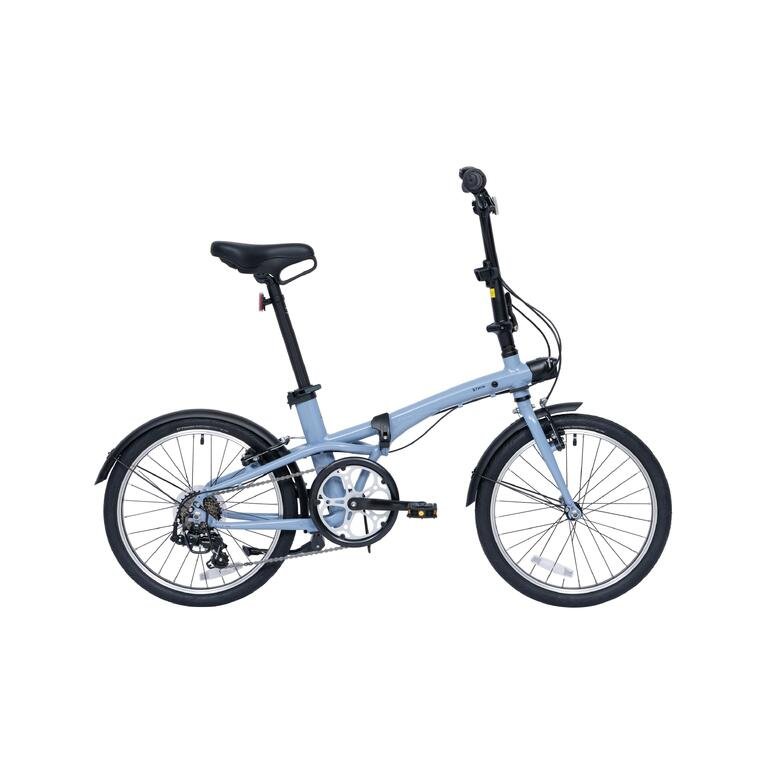 Folding Bike Fold 500 20 Inch 7-Speed Urban Folding Bicycle – Indigo