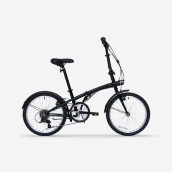 Folding Bike Tilt 120 ADJ 20 Inch 6-Speed Portable Folding Bicycle – Black