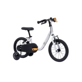 Kids Bicycle 14 Inch Training Bike – White (3–5 Years)
